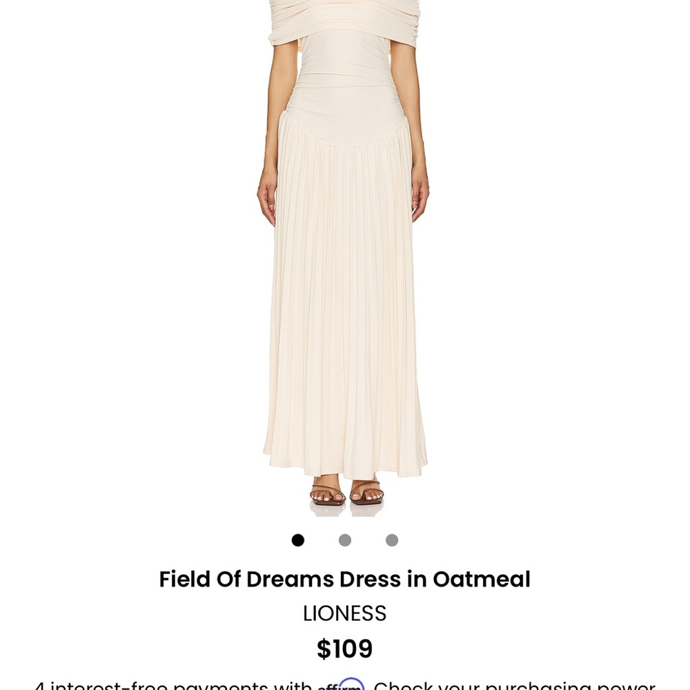 Lioness Women's Cream Field Of Dreams Dress